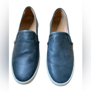 Frye Black Lather Slip On shoes